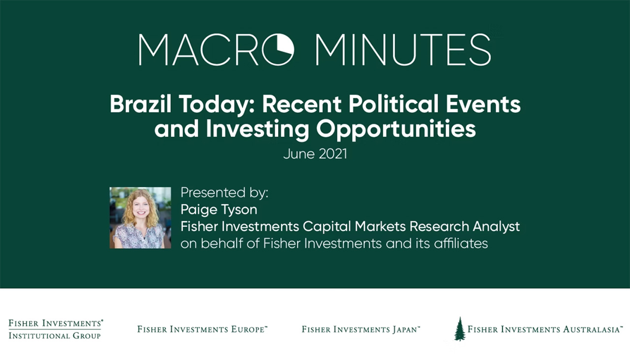 Macro Minutes: Brazil Today, Recent Political Events